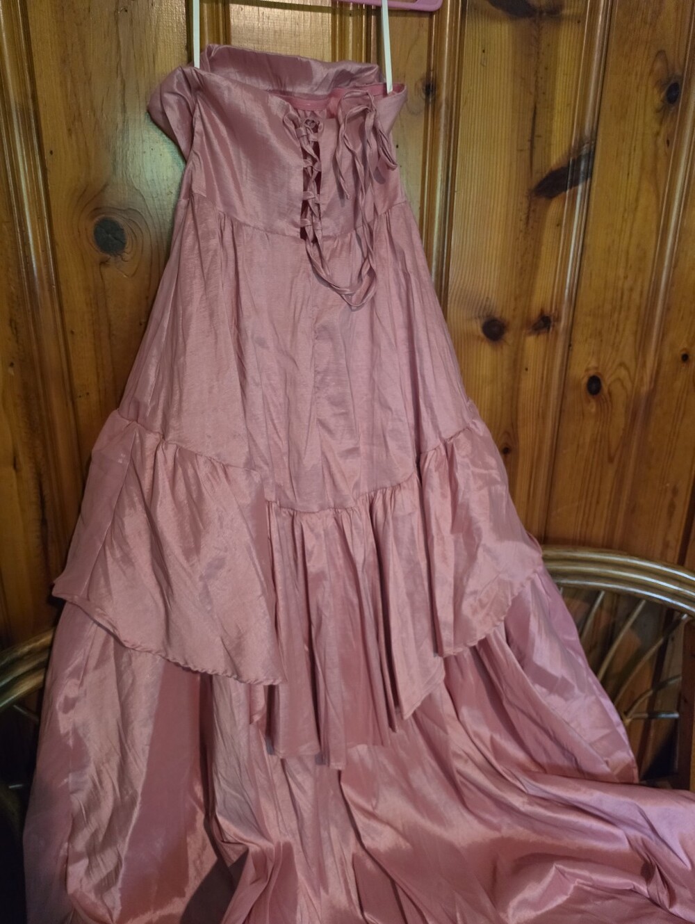 Pink Women's Elegant Cute And Sexy Woman Pink Tube Top Dress - Picture 11 of 16